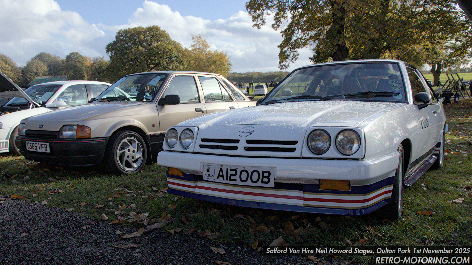Geoff and Carl prepresenting the club at Oulton Park